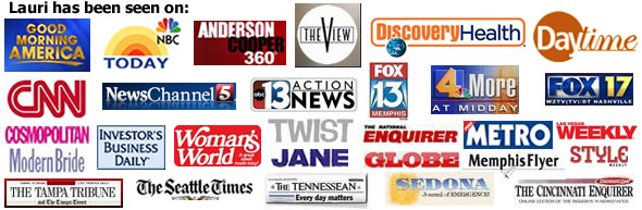 Lauri has been invited on many national TV shows as well as thousands of radio shows.